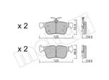 METELLI Bremsbelagsatz, Scheibenbremse 2210402 für Ford