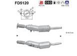 AS Ruß-/Partikelfilter, Abgasanlage fd5120 für RENAULT