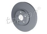 TOPRAN Bremsscheibe 631170 Vorderachse belüftet 316mm 28mm für Ford