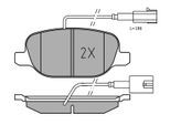 MEYLE Bremsbelagsatz, Scheibenbremse 0252381118pd Hinterachse für ALFA ROMEO