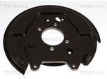 TRISCAN Spritzblech, Bremsscheibe 812513221 Hinterachse links für TOYOTA