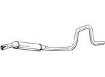 BOSAL Mittelschalldämpfer 285381 für LAND ROVER
