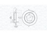MAGNETI MARELLI Bremsscheibe 360406187700 290mm 10mm für Suzuki