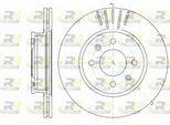 ROADHOUSE Bremsscheibe 666610 Vorderachse belüftet 256mm 19mm für VW HYUNDAI