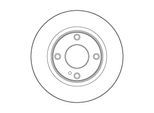 TRW Bremsscheibe df6568 258mm 23mm für Ford ASIA & OCEANIA