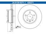 ATE Bremsscheibe 24013002711 belüftet 325mm 30mm für MAN VAG