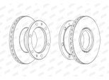 JURID Bremsscheibe 569266j 304mm 30mm für Iveco
