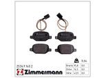 ZIMMERMANN Bremsbelagsatz, Scheibenbremse 253471402 Hinterachse für Fiat