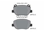 TEXTAR Bremsbelagsatz, Scheibenbremse 2617201 für Mercedes