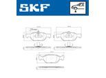 SKF Bremsbelagsatz, Scheibenbremse vkbp80776e für LANCIA Fiat