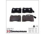 ZIMMERMANN Bremsbelagsatz, Scheibenbremse 237561552 Vorderachse für ALFA ROMEO
