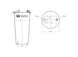 FEBI BILSTEIN Federbalg, Luftfederung 102516 Hinterachse 130mm für Mercedes