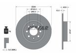 TEXTAR Bremsscheibe PRO 92145903 264mm 10mm für Opel Fiat