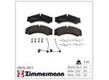 ZIMMERMANN Bremsbelagsatz, Scheibenbremse 290762001 für Mercedes VAG