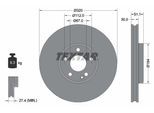 TEXTAR Bremsscheibe PRO 92258003 320mm 30mm für Mercedes INFINITI
