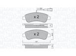 MAGNETI MARELLI Bremsbelagsatz, Scheibenbremse 363916060832 für Fiat Peugeot DODGE