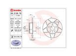 MAGNETI MARELLI Bremsscheibe 360406021105 251mm 10mm für LANCIA ALFA ROMEO Fiat