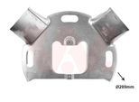 VAN WEZEL Spritzblech, Bremsscheibe 2812371 Vorderachse für Iveco