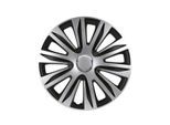 PETEX Radblenden Satz 15 Zoll Nardo silber/schwarz rb547515