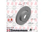 ZIMMERMANN Bremsscheibe COAT Z 150343120 Vorderachse belüftet 325mm 25mm für BMW