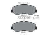 TEXTAR Bremsbelagsatz, Scheibenbremse 2514701 für Vaughall Opel NISSAN RENAULT