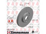 ZIMMERMANN Bremsscheibe COAT Z 610371720 Vorderachse außenbelüftet 328mm 30mm für Volvo ASIA