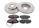 MAPCO Bremsensatz, Scheibenbremse 47150 Vorderachse belüftet 262mm 22mm für RENAULT