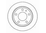 A.B.S. Bremsscheibe 16254 voll 300mm 10mm für BMW