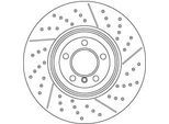 TRW Bremsscheibe df6600s zweiteilig 370mm 30mm für BMW