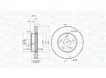 MAGNETI MARELLI Bremsscheibe 360406221000 275mm 28mm für TOYOTA