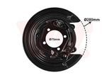 VAN WEZEL Spritzblech, Bremsscheibe 5393378 Hinterachse rechts für TOYOTA