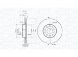 MAGNETI MARELLI Bremsscheibe 360406050501 belüftet 288mm 25mm für SEAT Audi VW (FAW) Skoda (SVW)