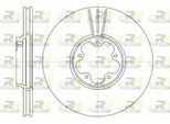 ROADHOUSE Bremsscheibe 660810 Vorderachse belüftet 294mm 24mm für VW Ford