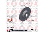 ZIMMERMANN Bremsscheibe SPORT COAT Z 110220852 Hinterachse Gelocht 252mm 10mm für LANCIA ALFA ROMEO
