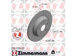 ZIMMERMANN Bremsscheibe 250137620 Hinterachse voll 302mm 11mm für Ford (CHANGAN) LINCOLN