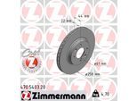 ZIMMERMANN Bremsscheibe COAT Z 470540320 Vorderachse belüftet 258mm 22mm für RENAULT DACIA SMART