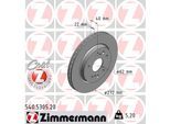 ZIMMERMANN Bremsscheibe COAT Z 540530520 Vorderachse belüftet 272mm 22mm für Suzuki
