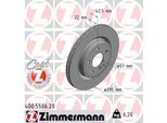 ZIMMERMANN Bremsscheibe 400550620 Hinterachse belüftet 295mm 22mm für Mercedes (BBDC)