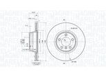 MAGNETI MARELLI Bremsscheibe 360406189701 belüftet 330mm 24mm für BMW