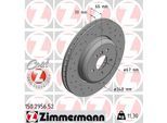 ZIMMERMANN Bremsscheibe SPORT COAT Z 150295652 Vorderachse Gelocht 348mm 30mm für BMW (BRILLIANCE)