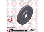 ZIMMERMANN Bremsscheibe 460455720 Vorderachse links belüftet 360mm 36mm für Porsche