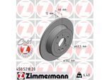 ZIMMERMANN Bremsscheibe COAT Z 450521820 Hinterachse voll 302mm 12mm für LAND ROVER