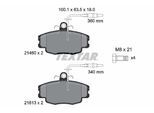 TEXTAR Bremsbelagsatz, Scheibenbremse 2146002 für Citroën