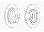 FERODO Bremsscheibe ddf2197c 290mm 11mm für BMW