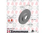ZIMMERMANN Bremsscheibe COAT Z 280315420 Vorderachse belüftet 240mm 21mm für HONDA
