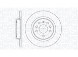 MAGNETI MARELLI Bremsscheibe 361302040319 278mm 12mm für Fiat