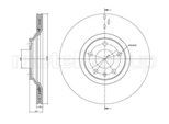 METELLI Bremsscheibe 230866c belüftet 330mm 22mm für Audi