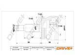 DRIVE+ Gelenksatz, Antriebswelle dp2110101889 für HYUNDAI KIA