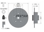 TEXTAR Bremsscheibe 92295203 260mm 8mm für RENAULT