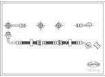 CORTECO Bremsschlauch 19032195 Vorderachse links für Suzuki